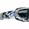 Fly Racing Zone Goggles Pro-Black/White Smoke/Chrome