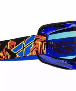 PROTECTIVE GEAR Fly Racing Zone Goggles Pro-Blue/Black Fire Chrome