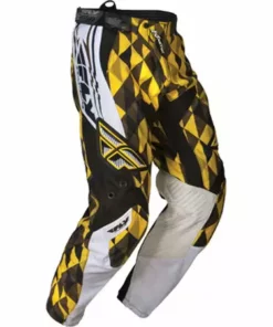 Fly Racing 2012 Kinetic Race Pants-Yellow/Black