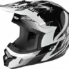 PROTECTIVE GEAR Fly Racing 2013/2014 Kinetic Inversion Helmet-Black/White