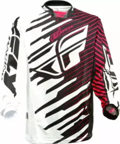 Fly Racing 2014 Kinetic Shock Mesh Race Jersey-Black/Red