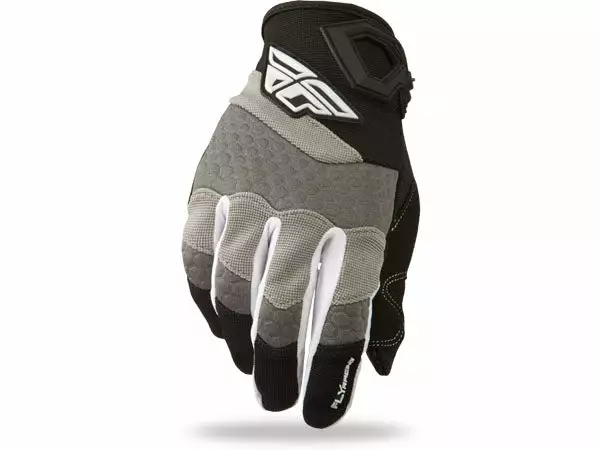 RACE WEAR Fly Racing 2015 F-16 Gloves-Black/Gray 1 RACE WEAR Fly Racing 2015 F-16 Gloves-Black/Gray