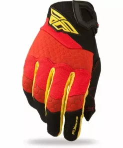 RACE WEAR Fly Racing 2015 F-16 Gloves-Red/Black