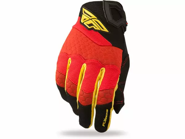 RACE WEAR Fly Racing 2015 F-16 Gloves-Red/Black 1 RACE WEAR Fly Racing 2015 F-16 Gloves-Red/Black