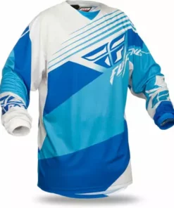 Fly Racing 2014 Kinetic Blocks Race Jersey-Blue/White