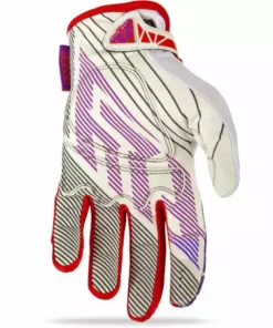RACE WEAR Fly Racing 2014 Kinetic Gloves-White/Red/Purple
