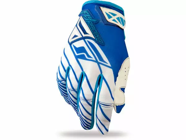 Fly Racing 2014 Kinetic Gloves-Blue/White 1 Fly Racing 2014 Kinetic Gloves-Blue/White