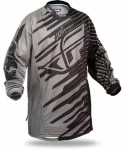 Fly Racing 2014 Kinetic Shock Race Jersey-Gray/Black