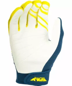 RACE WEAR FLY RACING 2019 F-16 GLOVES-Yellow/White/Navy