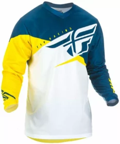 FLY RACING 2019 F-16 JERSEY-Yellow/White/Navy RACE WEAR