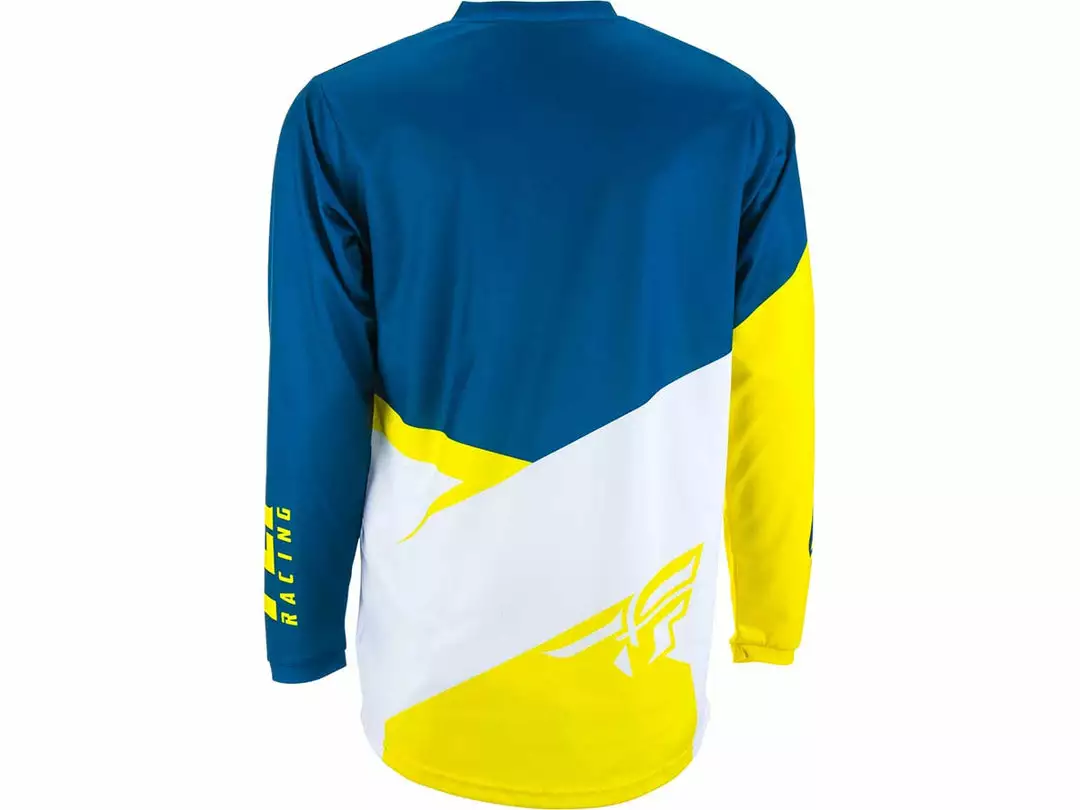 FLY RACING 2019 F-16 JERSEY-Yellow/White/Navy RACE WEAR 2 FLY RACING 2019 F-16 JERSEY-Yellow/White/Navy RACE WEAR