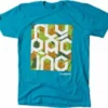 Fly Racing Block Party T-Shirt-Turquoise