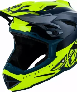 Fly Racing FLY 2019 Default Helmet-Teal/Hi-Vis Yellow