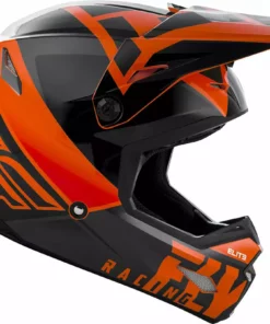 FLY RACING 2019 Elite Vigilant Helmet-Orange/Black Helmets