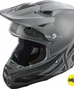 FLY RACING F2 Carbon MIPS Shield Helmet-Black/Grey PROTECTIVE GEAR