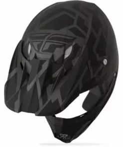Fly Racing 2014 Kinetic Block Helmet-Matte Black PROTECTIVE GEAR