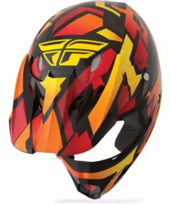 PROTECTIVE GEAR Fly Racing 2014 Kinetic Block Helmet-Orange/Black