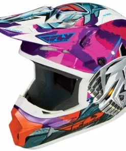 PROTECTIVE GEAR Fly Racing 2013/2014 Kinetic Fly-Bot Helmet-Pink/Purple/Orange