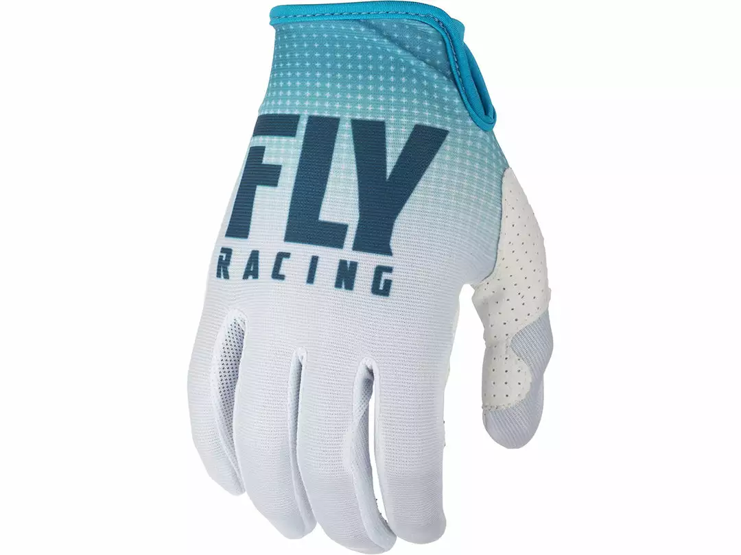 RACE WEAR FLY RACING 2019 Lite Gloves-Blue/White 1 RACE WEAR FLY RACING 2019 Lite Gloves-Blue/White