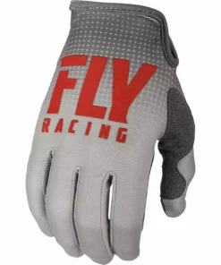 RACE WEAR FLY RACING 2019 Lite Gloves-Red/Grey