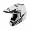 PROTECTIVE GEAR Fly Racing F2 Carbon Dubstep Helmet, X-Small, Matte White/black