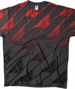 Fly Racing Spring T-Shirt-Gray/Red