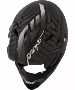 Fly Racing 2013/2014 Three.4 Helmet-Flat Black/Charcoal