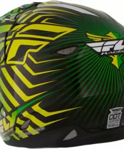 Fly Racing 2013/2014 Three.4 Helmet-Green/Lime