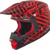 Fly Racing 2013/2014 Three.4 Helmet-Red/Black PROTECTIVE GEAR