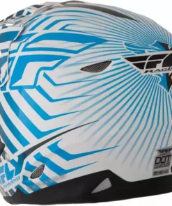 PROTECTIVE GEAR Fly Racing 2013/2014 Three.4 Helmet-White/Blue