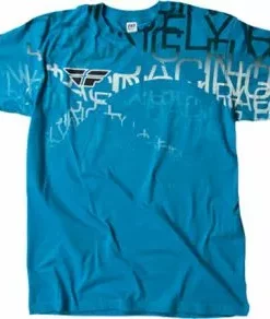 APPAREL Fly Racing Wire T-Shirt-Turquoise
