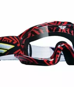 Fly Racing Zone Goggles-Adult Red/Black PROTECTIVE GEAR
