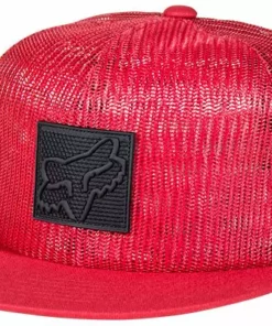 Fox Implication Snapback Hat-Red APPAREL
