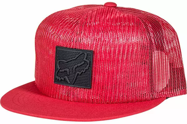 Fox Implication Snapback Hat-Red APPAREL 1 Fox Implication Snapback Hat-Red APPAREL