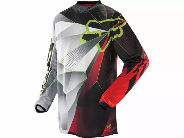 Fox Radeon Kids Race Jersey-Red 1 Fox Radeon Kids Race Jersey-Red