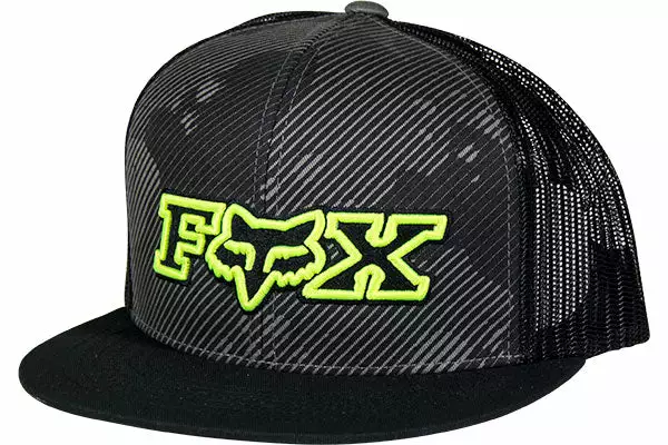Fox Vamp Snapback Hat-Black APPAREL 1 Fox Vamp Snapback Hat-Black APPAREL