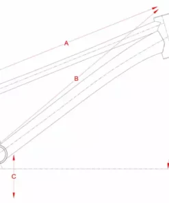 Stay Strong For Life V3 BMX Race Frame-Red