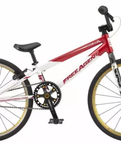 Free Agent Team Junior BMX Race Bike-Red/White