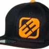 APPAREL Freegun Boy's Hat-Black W/Orange Logo