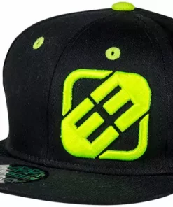 APPAREL Freegun Boy's Hat-Black W/Yellow Logo