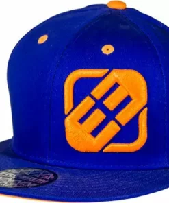 Freegun Men's Hat-Blue W/Orange Logo