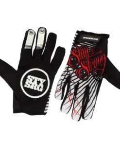 Stay Strong For Life Gloves-Black