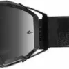 Fly Racing Zone Pro Goggles-Black/Dark Smoke PROTECTIVE GEAR