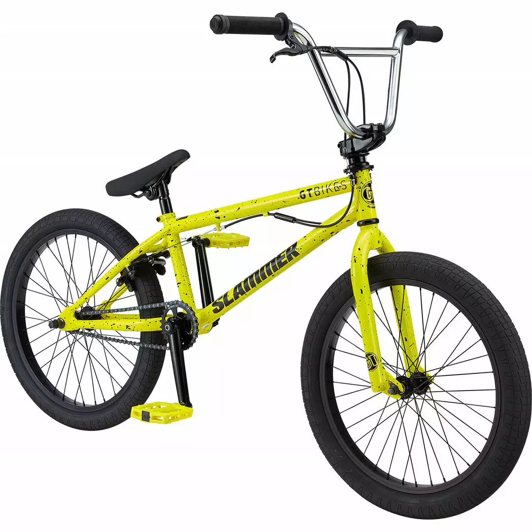 FREESTYLE BIKES GT Slammer 20"TT BMX Bike-Yellow 2 FREESTYLE BIKES GT Slammer 20"TT BMX Bike-Yellow