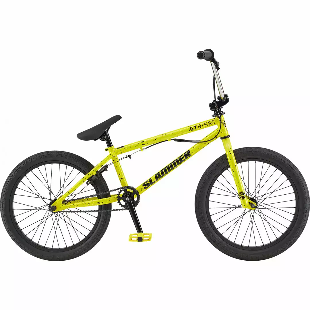 FREESTYLE BIKES GT Slammer 20"TT BMX Bike-Yellow 1 FREESTYLE BIKES GT Slammer 20"TT BMX Bike-Yellow