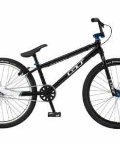 GT Pro Series BMX Bike-Pro 24"-Black/White RACE BIKES