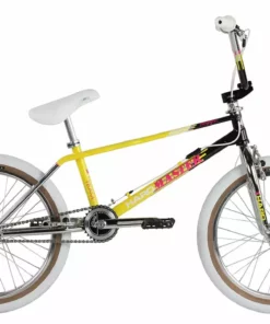 FREESTYLE BIKES Haro Lineage Team Master BMX Bike-Black/Yellow