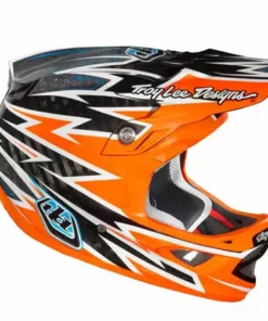 Troy Lee 2013 D3 Carbon Helmet-Zap Orange