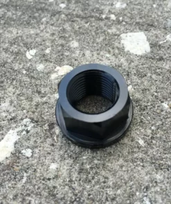 Hubs Redline Flight 15mm Aluminum Thru Axle Nut-Black