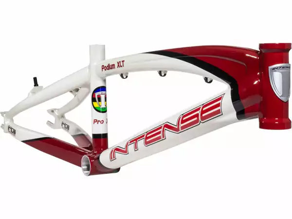 Intense Podium XLT BMX Race Frame-Ltd Ed-White/Red FRAMES 1 Intense Podium XLT BMX Race Frame-Ltd Ed-White/Red FRAMES